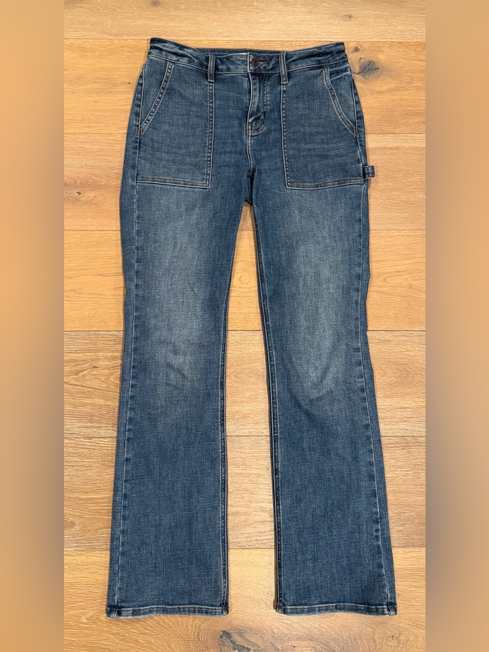EUNINA Imogen Mid Rise Bootcut Regular Utility Carpenter Size 7/28